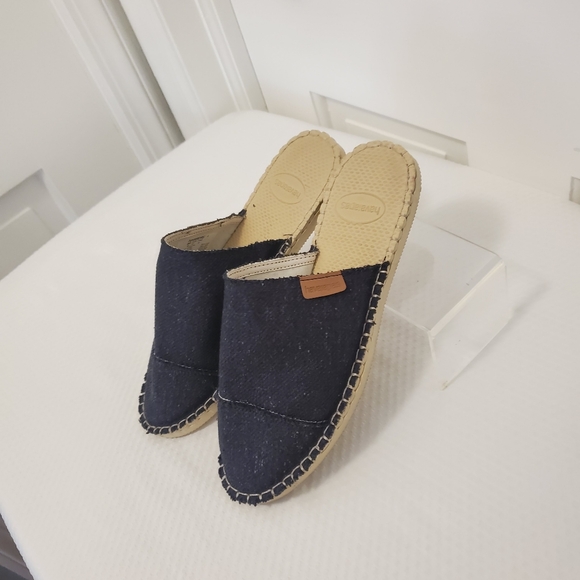 Havaianas Original Free Black Mules Size 8, Lightweight, Comfy, Stylish - Picture 5 of 13